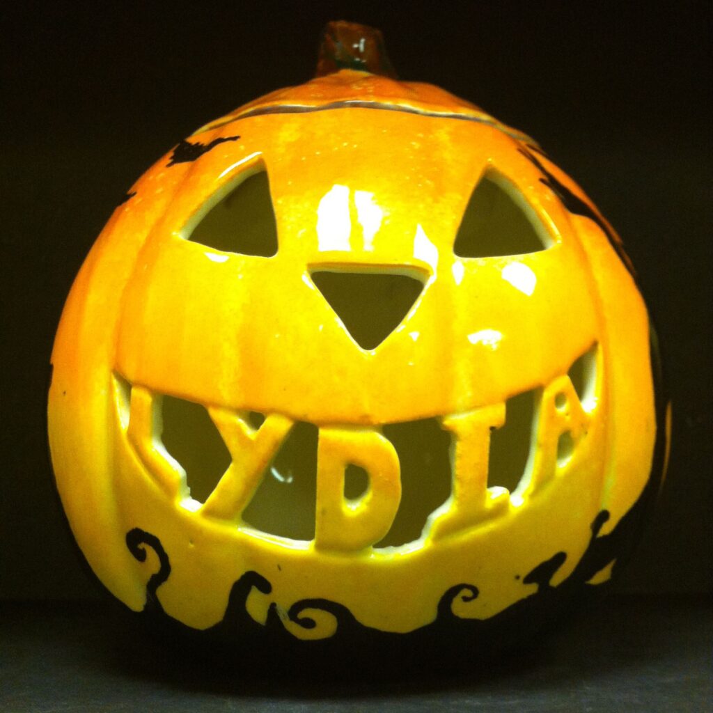 personalised pumpkin