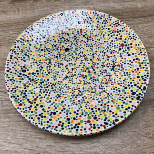 Dots dots and more dots Paint your own pottery plate