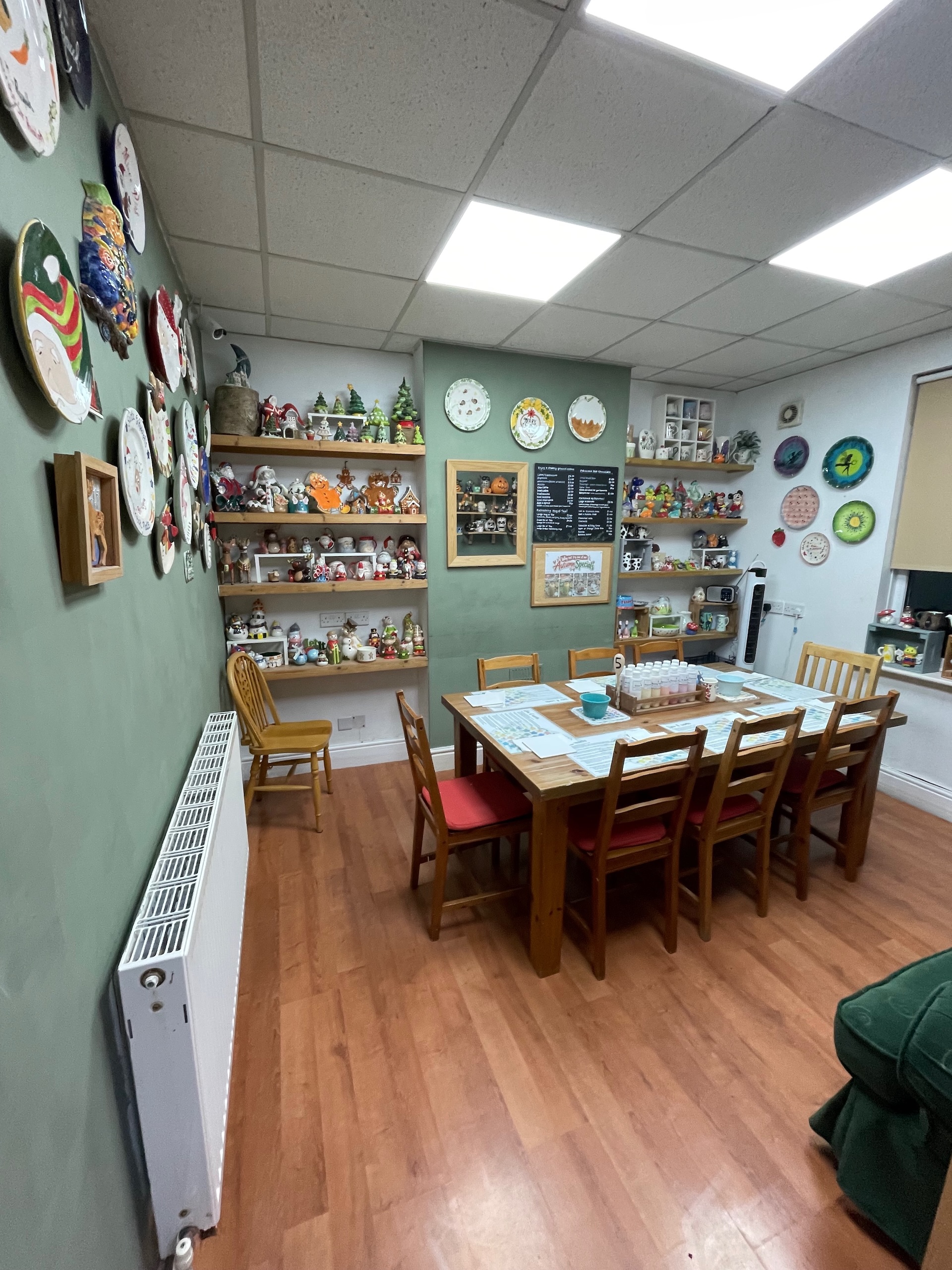 Studio 1 upstairs at Razzle Dazzle Pots